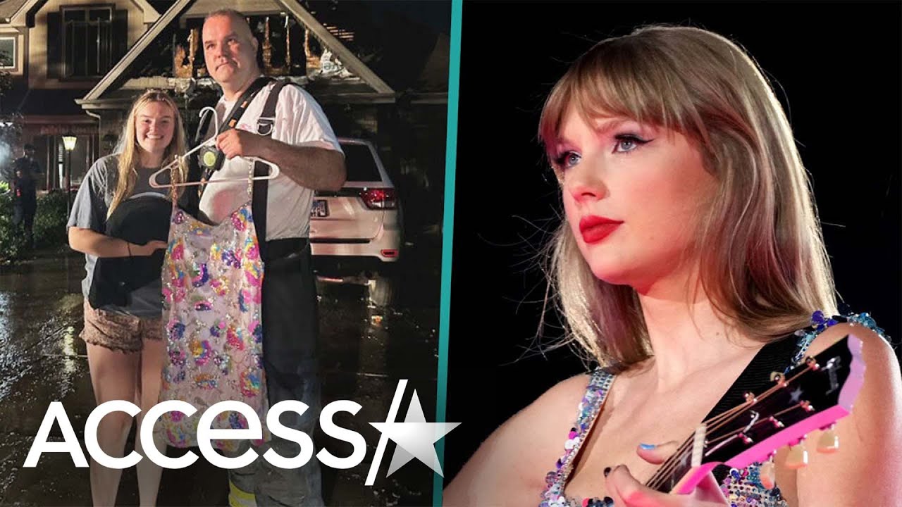 Taylor Swift Fan's Dress RESCUED By Firefighter