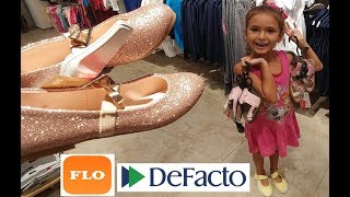 Flo Ve Defacto Alışverişimiz. Elife Winx Kostüm Için Ayakkabı Arıyoruz.