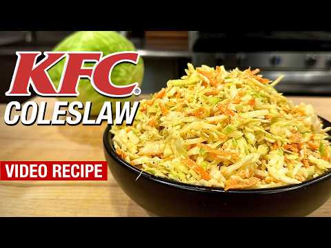 Easy KFC Style Coleslaw at Home! | Cabbage Recipe