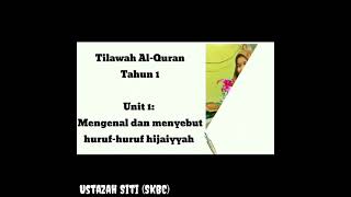 Tilawah Al-Quran Tahun 1: Unit  (Mengenal dan Menyebut Huruf-Huruf Hijaiyyah)
