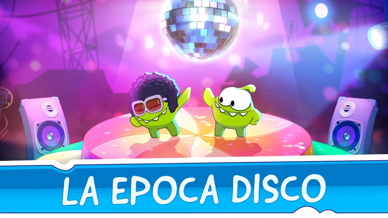 ⁣Las Historias de Om Nom - La época disco - Cut The Rope Time Travel