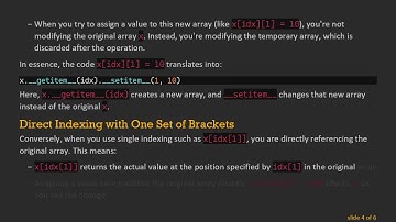 Understanding numpy Array Indexing: Why Can