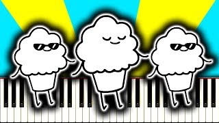 THE MUFFIN SONG (asdfmovie ft. Schmoyoho) - Piano Tutorial chords