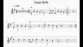 Jingle Bells for Violin Backing Track
