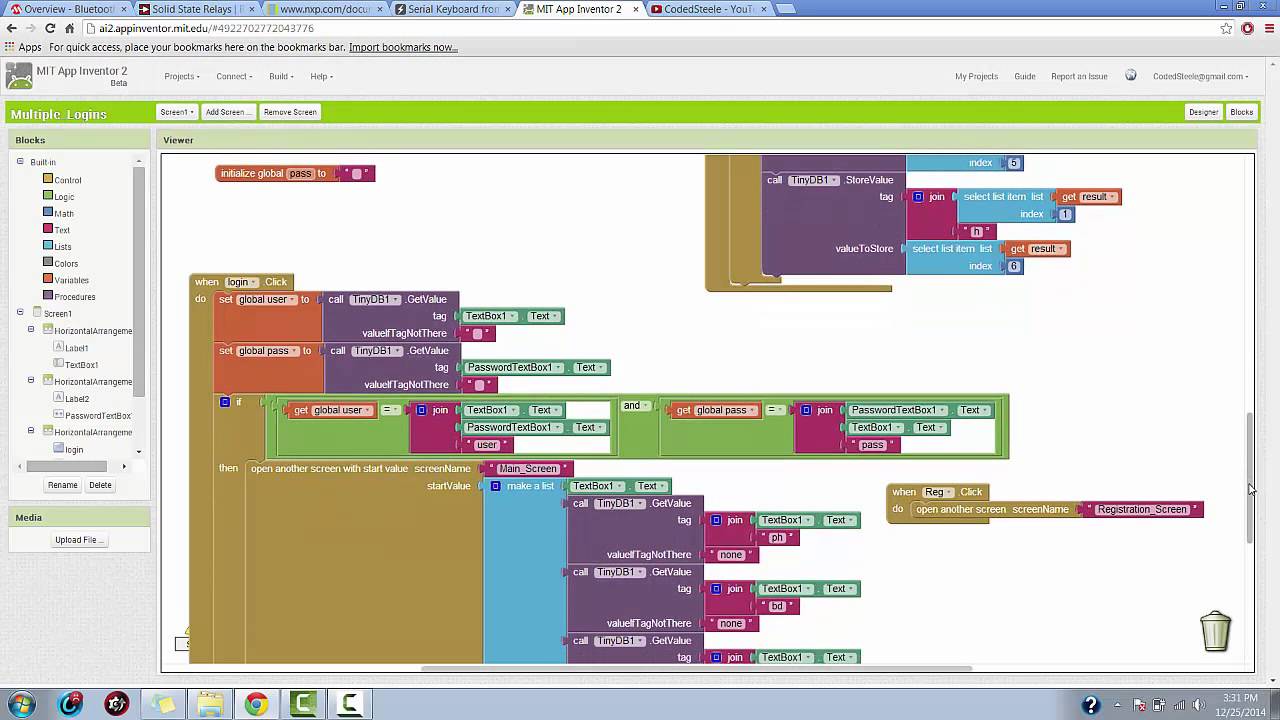 AppInventor-Profile Pages-Part #1