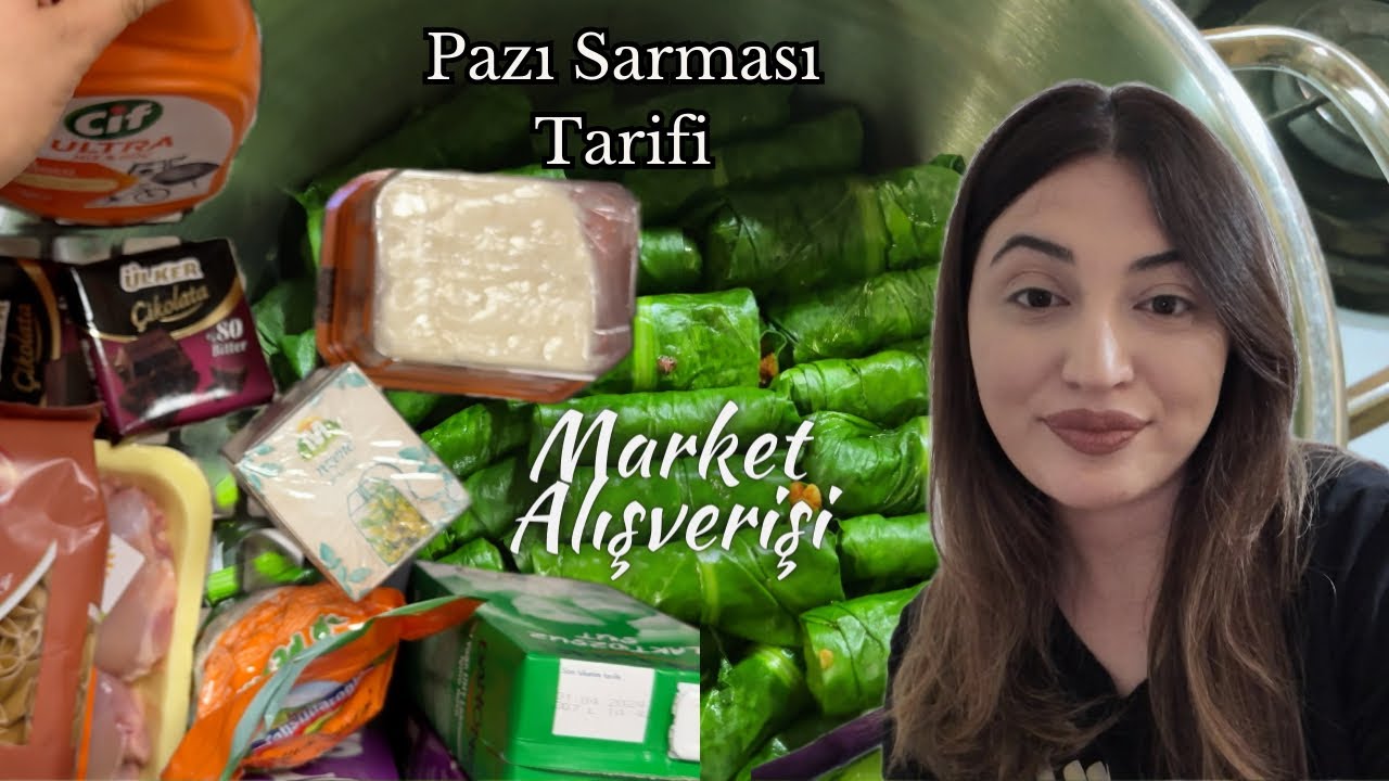 Mini Migros Alışverişi 🛒 Pazı Sarması Tarifi 💚