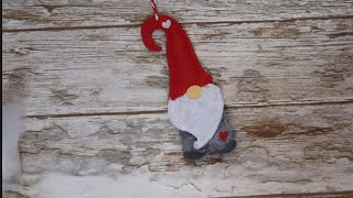 : DIY Gnomo fieltro navidad