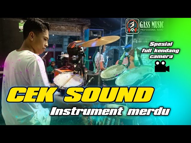 CEK SOUND merdu Full kendang Faris Audio By GASS MUSIC class=