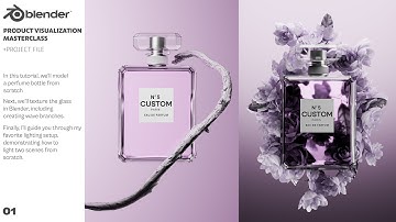 Master Product Visualisation in Blender for Beginner(class 1: Perfume Product)