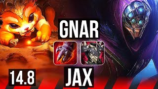 GNAR vs JAX (TOP) | 7/1/5, 500+ games, Dominating | BR Master | 14.8