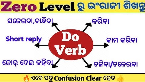 All Uses Of Do In Odia / Do ର ସବୁତକ ବ୍ୟବହାର odia ରେ ଶିଖନ୍ତୁ / @odiaconnection