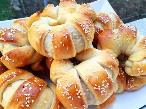 Türkische Pogaca Hörnchen Teigtaschen Mit Kartoffelfüllung Börek