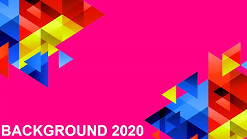 Colorful triangles background video