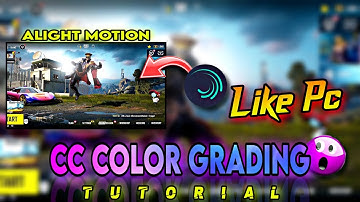 Cc Color Grading Tutorial😍 | Lobby Sky Glow & Color Grading Tutorial😱 | Cc in Alight Motion Tutorial