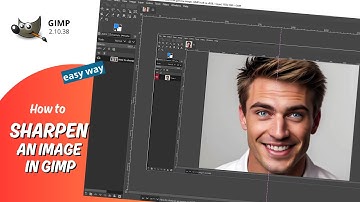 How to sharpen an image in GIMP using Unsharp Mask.