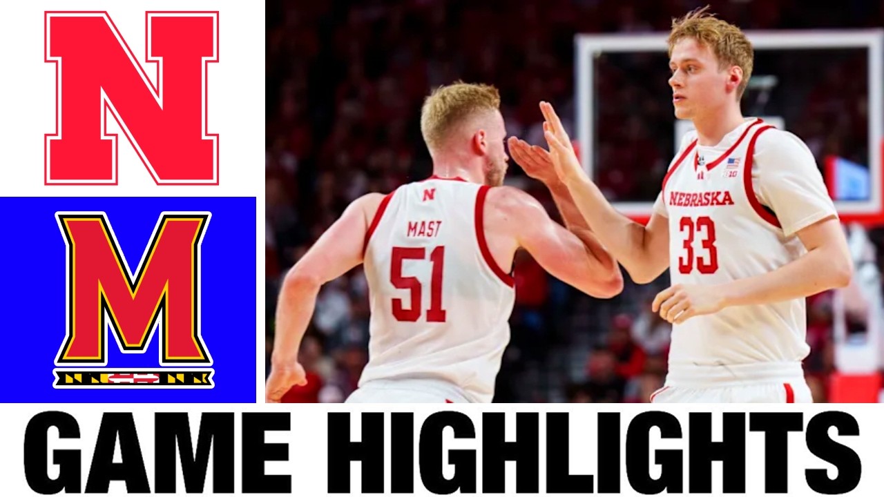 #12 Nebraska vs Maryland Highlights | Men's Basketball | College Basketball 2026