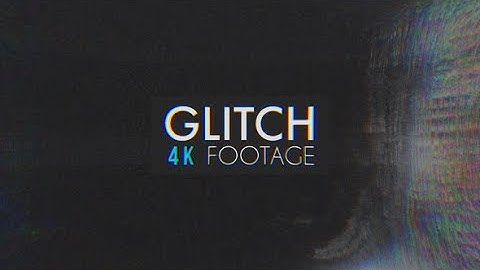 Pixel Noise Glitch Error Video Damage Background | Videohive Project Templates