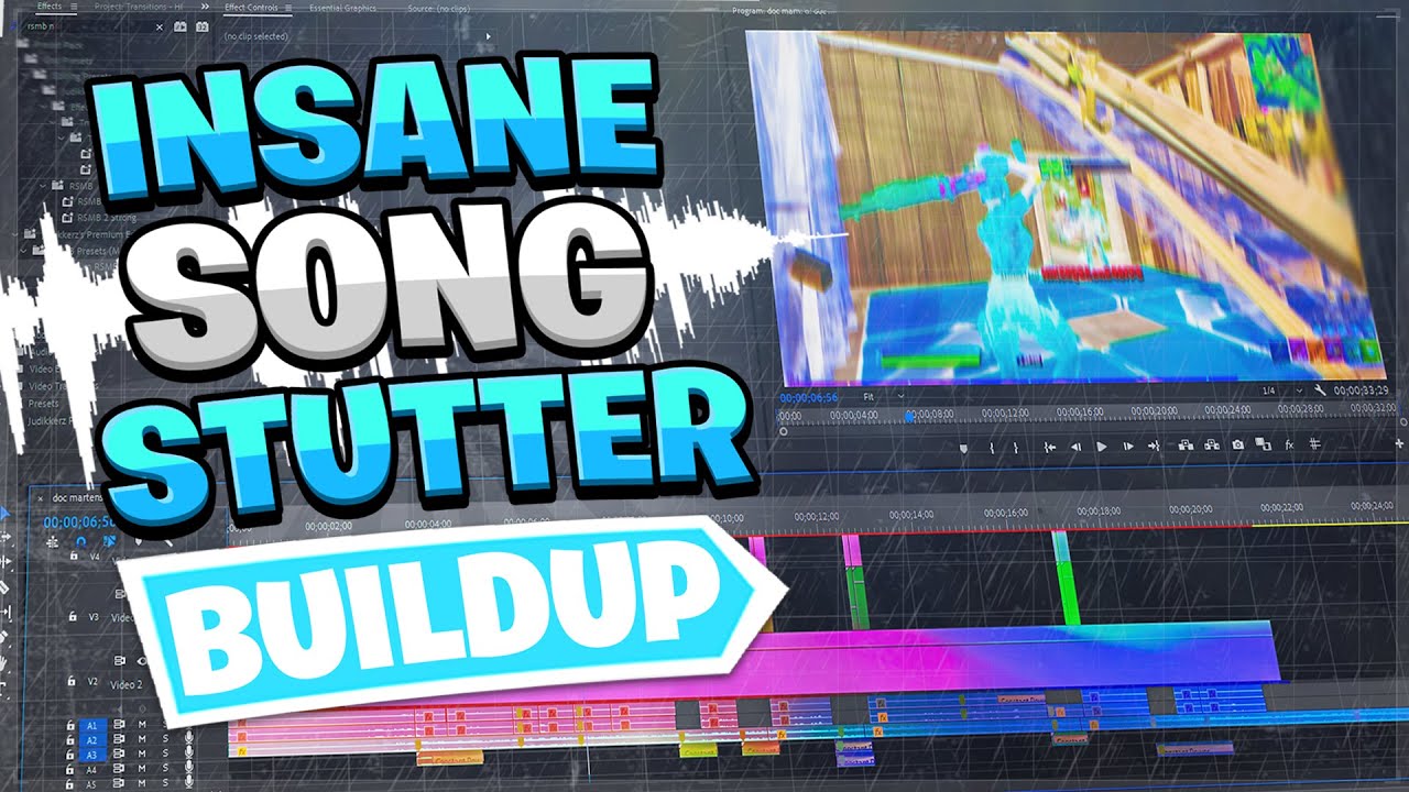 Tutorial : How To Make The *BEST* Song Stutter Buildup [Edit Like NadavB] - Premiere Pro