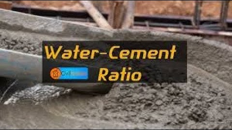 civil by SM sir Lec-1 | Concrete Technology (WATER CEMENT RATIO)