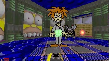 DOOM MOD The ULTIMATE SIMPSONS DooM 2 Hell in Springfield !!! By  ArtCfartsy@aol com MAP 08