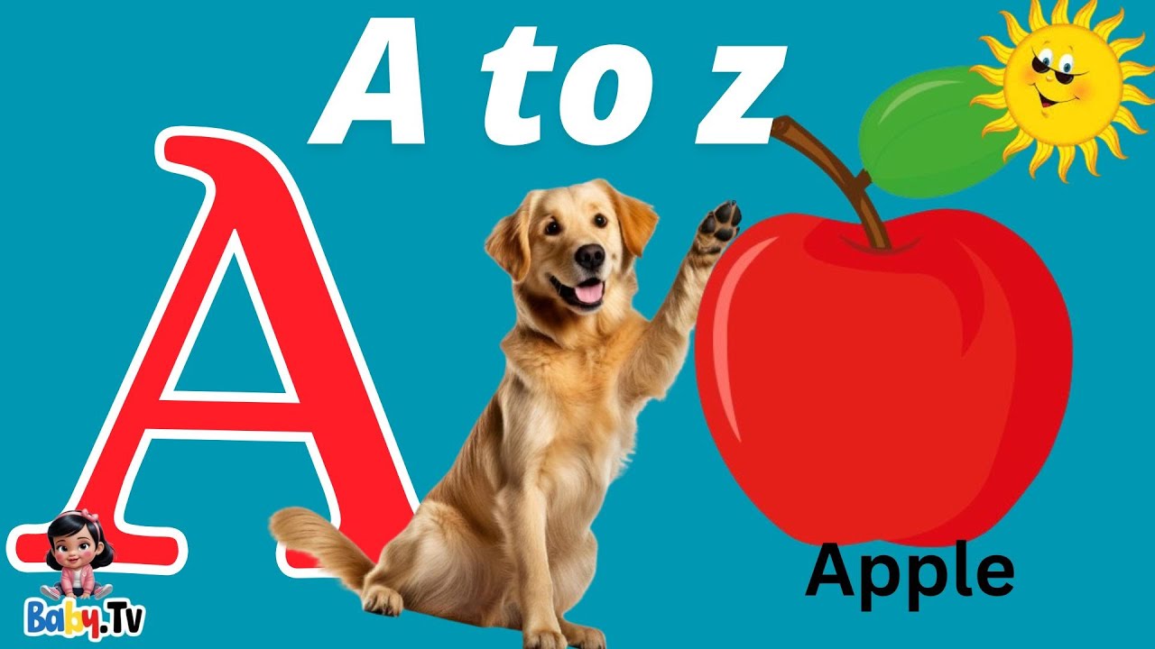 A to Z Alphabet Song for Kids Fun ABC Learning with Animals #ABCPhonics ...