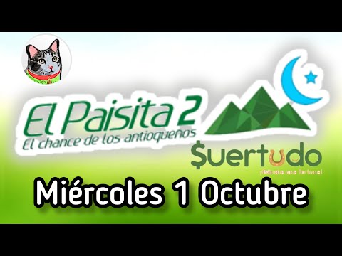 Resultado EL PAISITA 2 Miercoles 1 de Octubre de 2025
