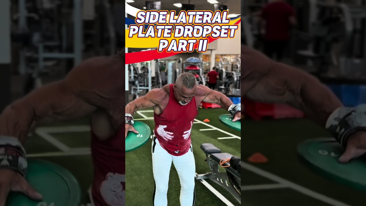 PLATE SIDE LATERALS PART II #DELTS #workout #motivation #muscle #workouttips
