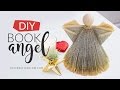 DIY Book Angel // Under $5 Christmas Decor