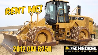 2012 Cat 825H Compactor available for multi-month rental anywhere in the USA. Call or email.