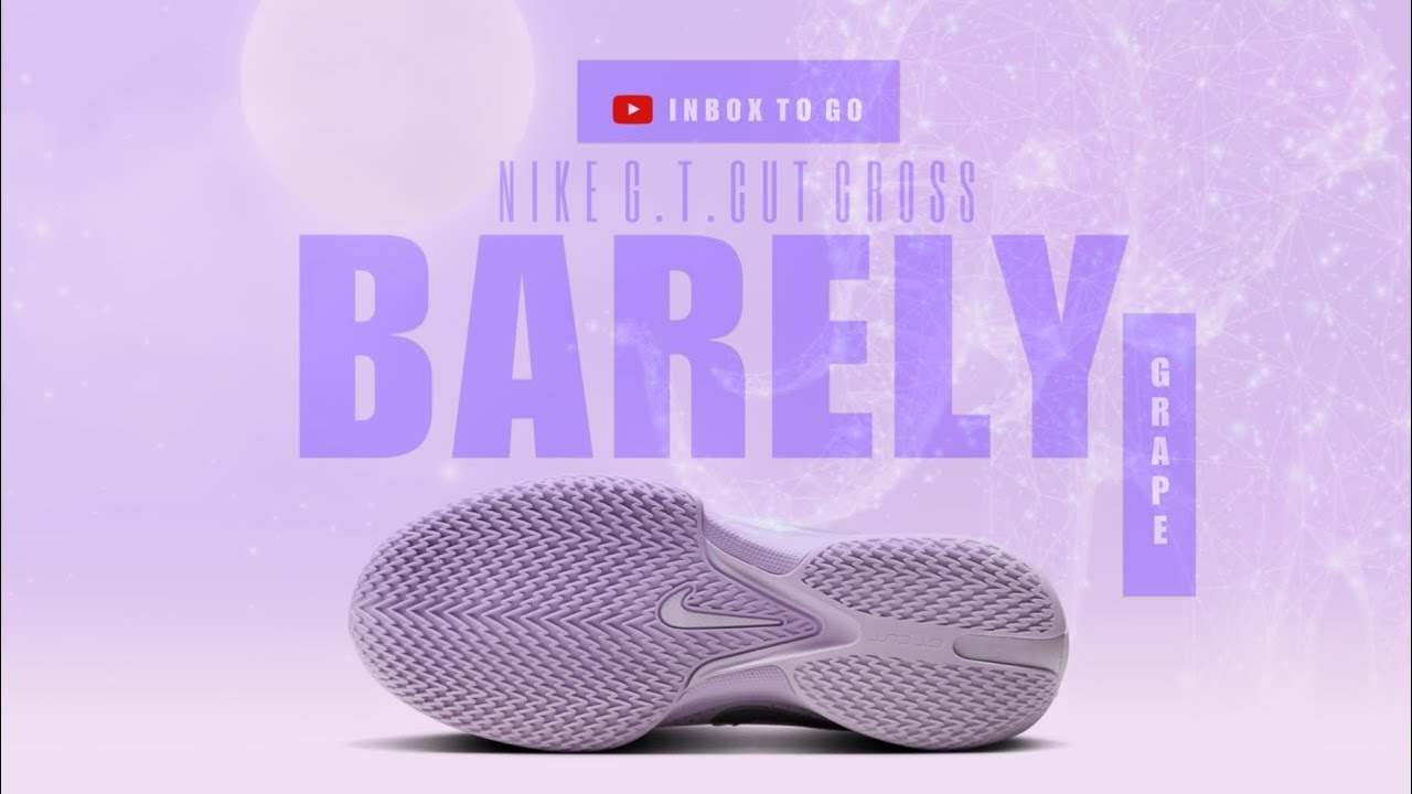 NEW Nike Air Zoom GT Cut Cross Barely Grape GT Cut Cross Barely Grape Spike Test Overview | TikTok main image 4
