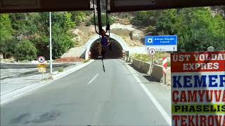 Поездка  из Кемера в Анталью на автобусе,Тоннель.#hayq,#narek,