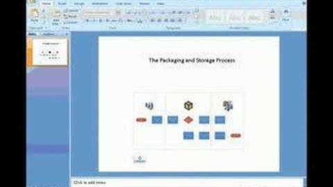 Visio 2007 Demo: Apply a theme to a diagram