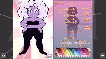 Amethyst Steven Universe Gemsona Maker