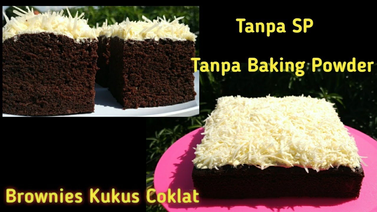 Brownies Kukus Coklat Tanpa SP dan Tanpa Baking Powder Sangat Lembut