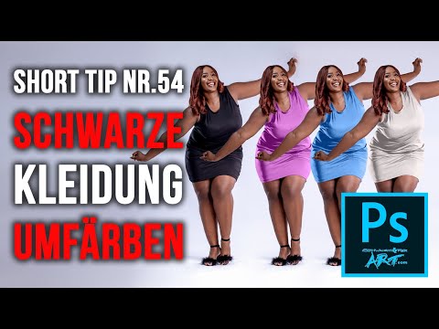 Short Tip Nr.45 "Schwarz umfärben in Adobe Photoshop"