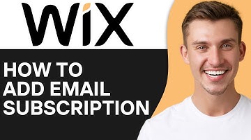 HOW TO ADD EMAIL SUBSCRIPTION TO WIX (2025)