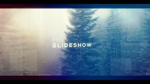 After Effects Template: Epic Slideshow