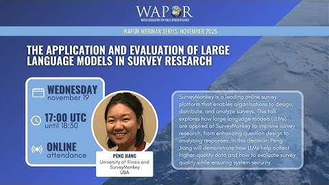 The Application and Evaluation of Large Language Models in Survey Research