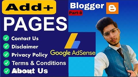 How to Add Policy Pages on Blogger Template Layout in 2021 | Add Policy Privacy Pages