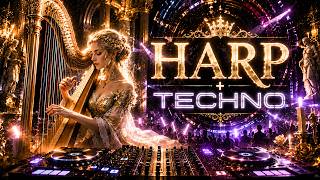 Harp Techno Mix | Heavenly Melodies & Deep Melodic Grooves 🌙🎧 #2