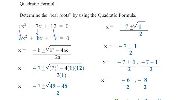 Quadratic Formula Irrational Roots #2
