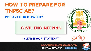 TNPSC AE: Preparation Strategy | Civil Engineering | தமிழ் | EEA