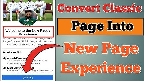 Facebook New Page Experience Option Not Show || Problem Solved