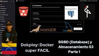 Dokploy: Configura PostgreSQL y Almacenamiento S3 (Cloudflare R2 y MinIO) - Parte 1