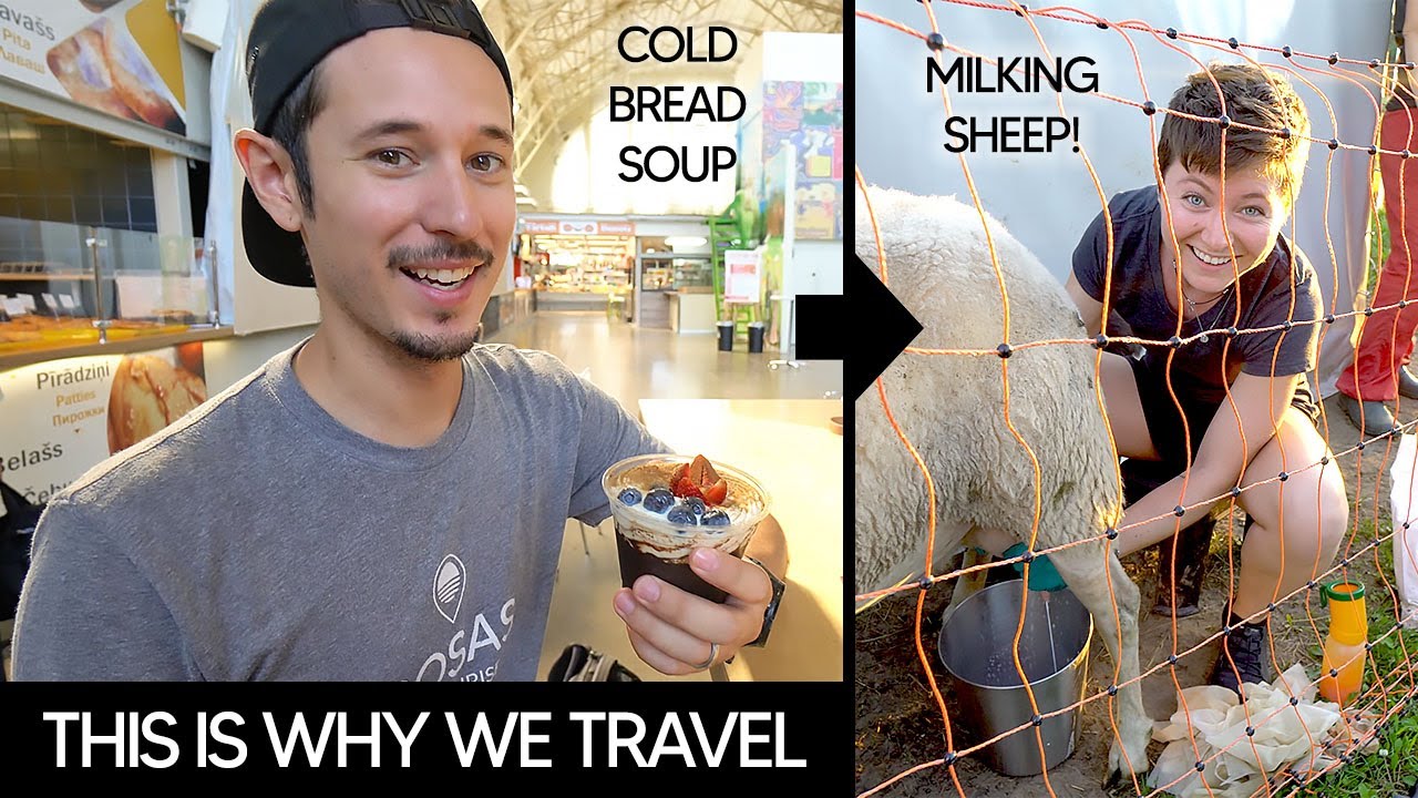 The LARGEST Market in Europe to a Sheep Farm in the Middle of Lithuania | Travel Day
