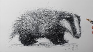 how to draw a badger insane drawing skillz
