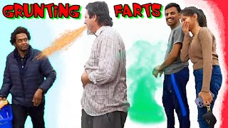 FARTING with GRUNTING NOISES 😫 & SPLATTERING Fart Sounds! 💩