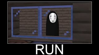 No Face in Minecraft wait what meme part 255