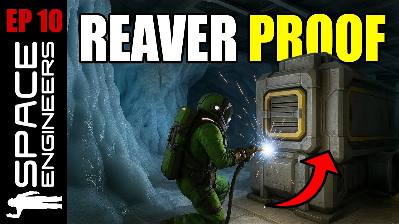Space Engineers Survival (EP10) | Building an Underground Base to ...