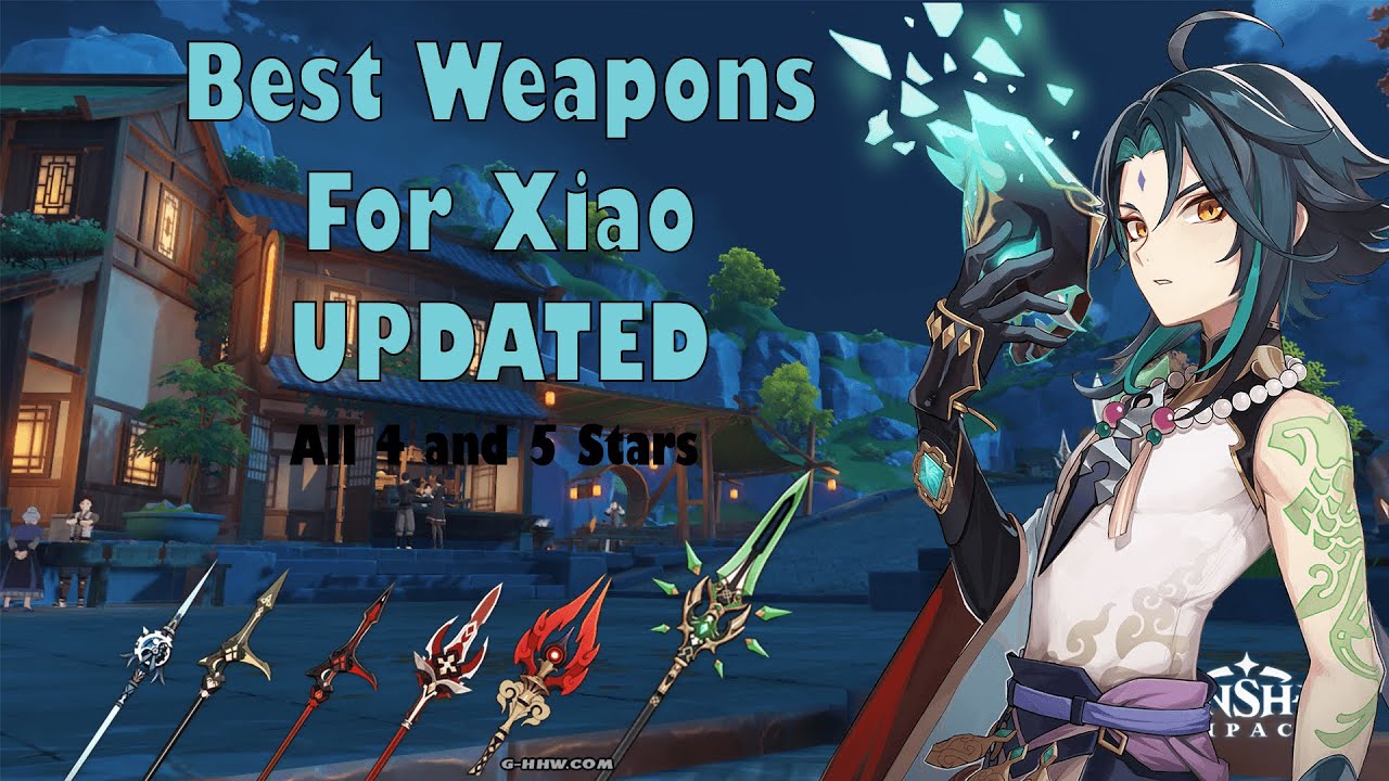 XIAO: BEST WEAPONS - RANKING ALL 4/5 STARS - Genshin Impact - YouTube